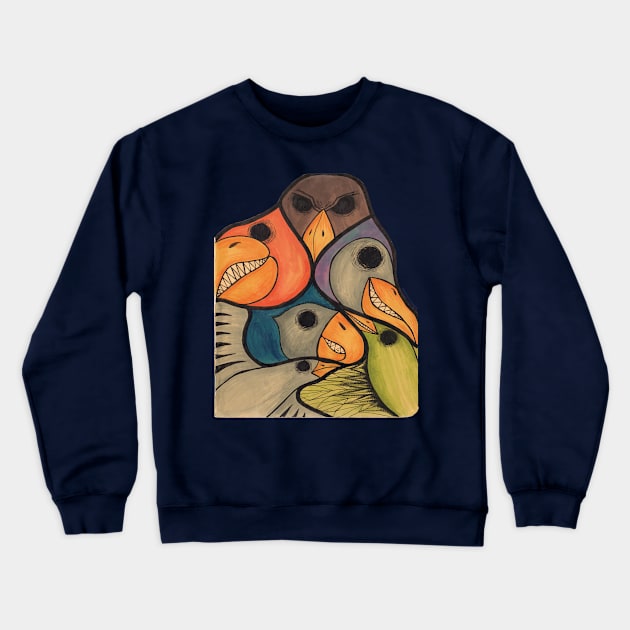 Doody birdy Crewneck Sweatshirt by Namtan's Hands